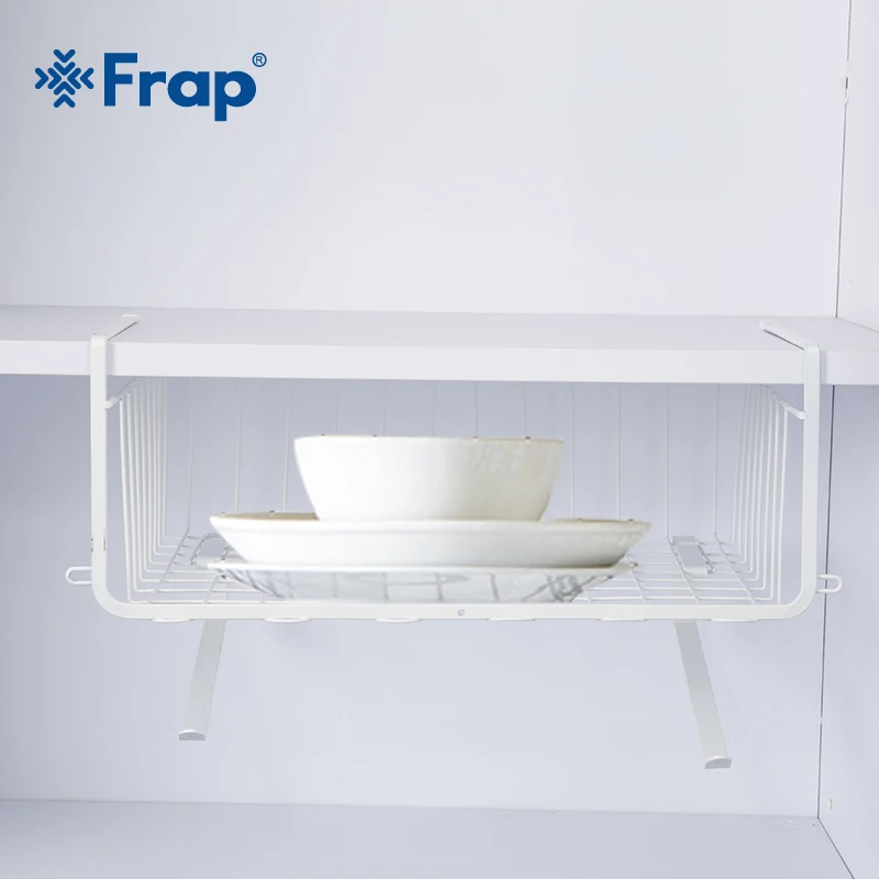 

FRAP Kitchen organizer Cupboard Down Luggage Interlayer Hanging Basket Storage Rack Wardrobe Kitchen Tools