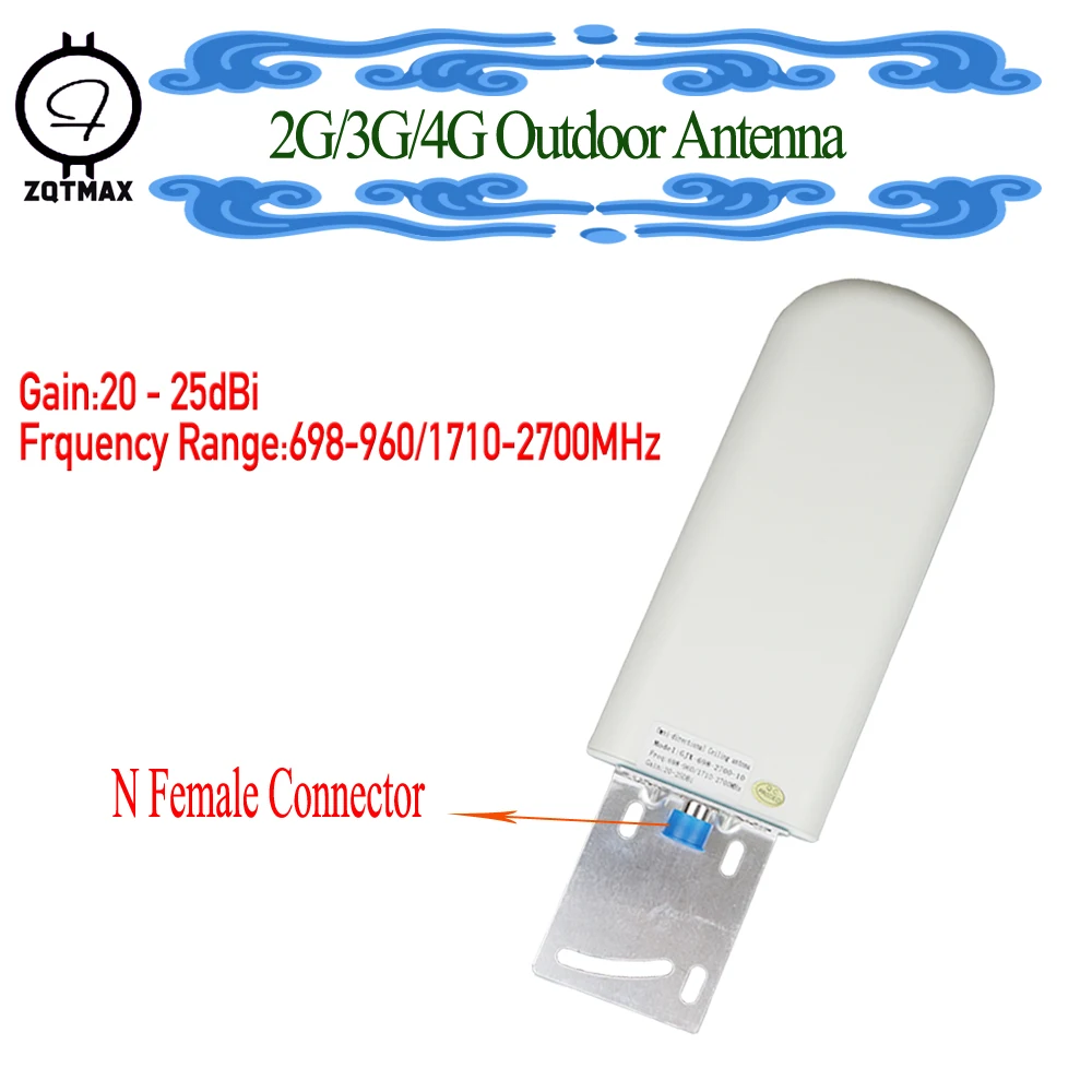 ZQTMAX 4G Antenna 3G 4G outdoor antene 20~25dBi 4G modem antenna GSM antenne external antenna for mobile signal booster router