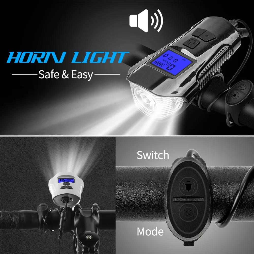Discount WEST BIKING Multifunctional Bicycle Light USB Rechargeable Bike Computer With Electric Horn Bell Handlebar Cycling Headlight 1 Discount WEST BIKING Multifunctional Bicycle Light USB Rechargeable Bike Computer With Electric Horn Bell Handlebar Cycling Headlight 1