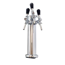 Самогонного Регулируемый пивной кран Нержавеющая сталь Пиво башня с тремя потока Управление коснитесь пивоварения, инструмент, аксессуары