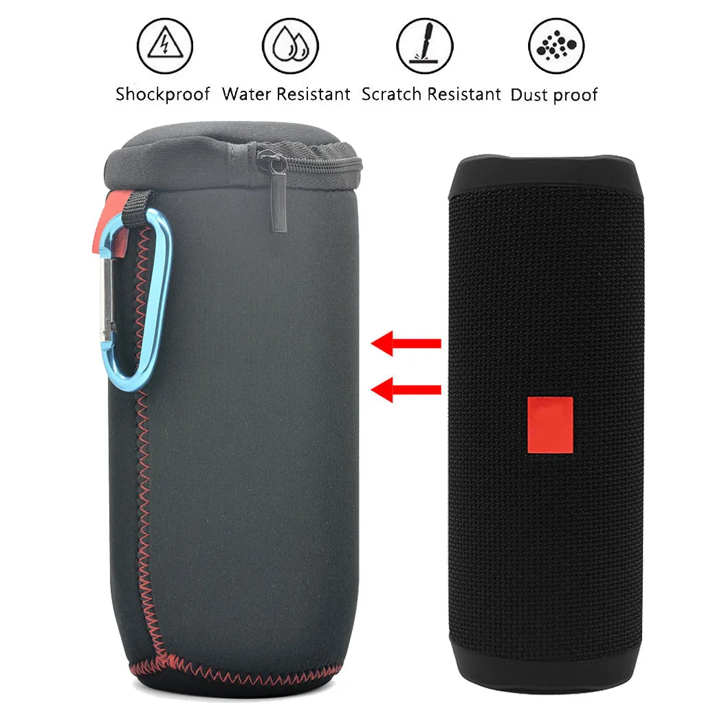 

Soft Portable Case for JBL FLIP 4 Waterproof Portable Bluetooth Speaker EVA Hard Case Travel Protective Pouch Bag Extra Space