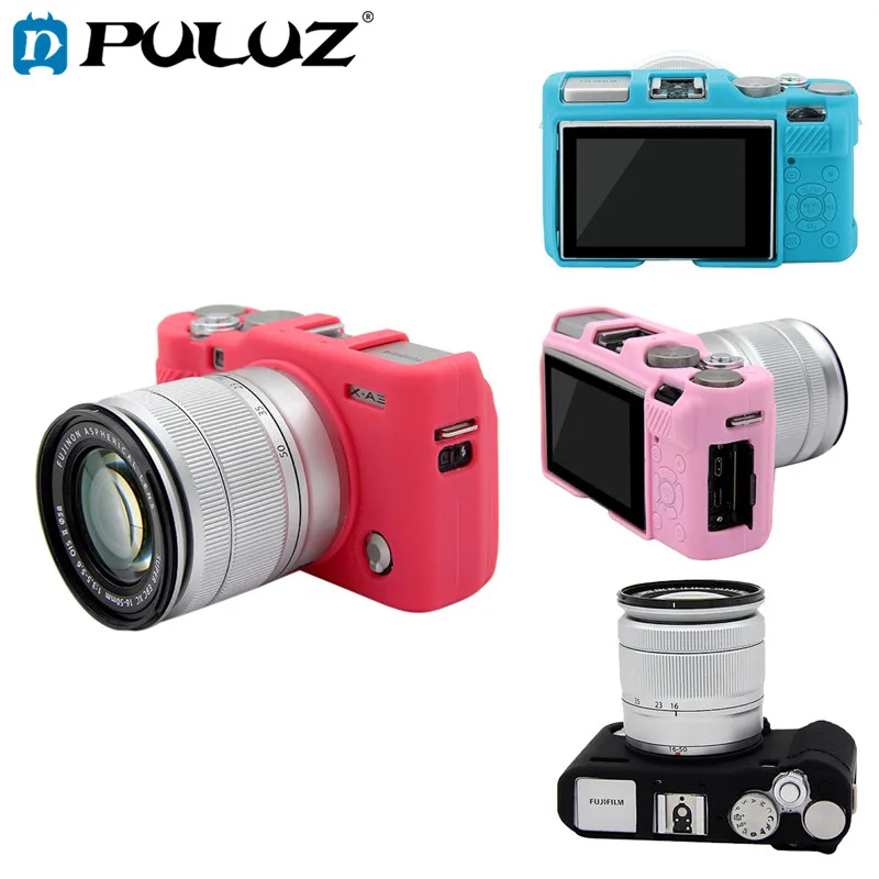 

PULUZ Soft Silicone Protective Case For FUJIFILM X-A3 XT20 XT10 Anti-Slip Shockproof Protective Case For X-A3 XT20 XT10