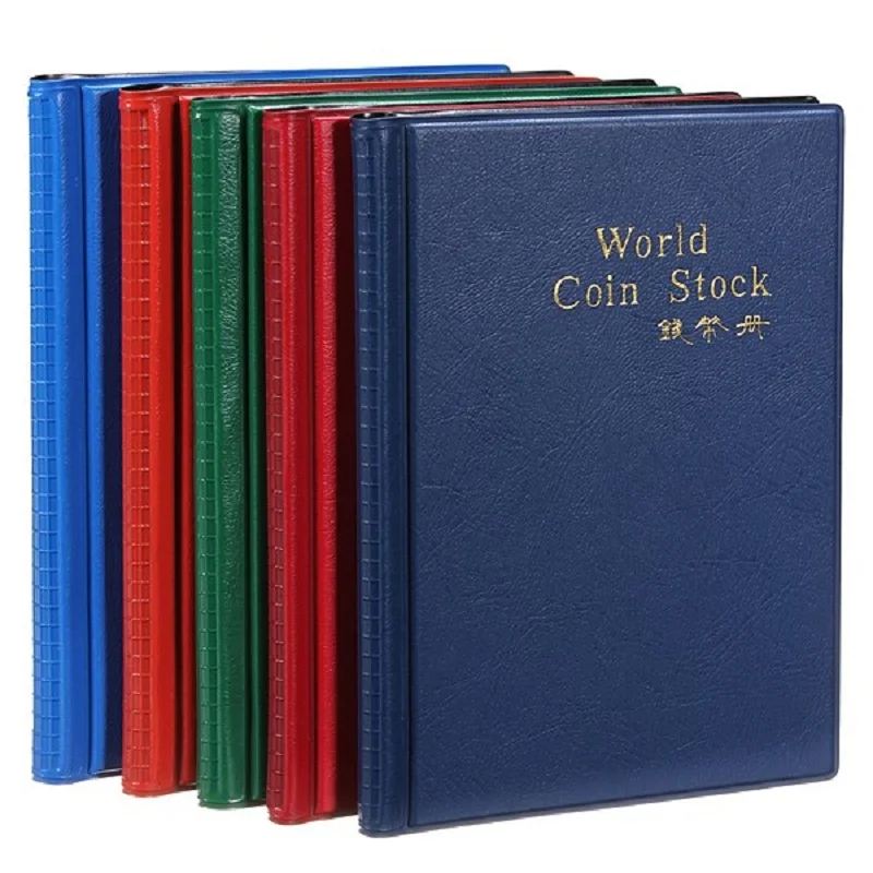 

Hot Fashion Style 120 Openings Coins Holders Album Book Collecting Money Organizer Storage Bags Cute Random Colors 6A1219