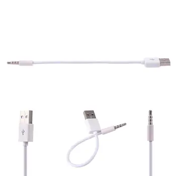 

Universal 3.5mm Male AUX Audio Plug Jack To USB 2.0 Converter Cable Cord For Apple iPod MP3 Audio Cable Line Earphones Charger