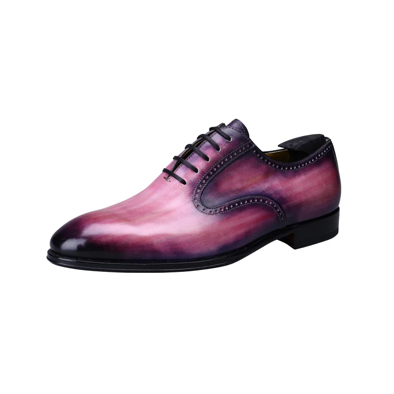 DIMY/; деловые модельные туфли; Британский тренд; кожаные оксфорды; Goodyear trend; мужская обувь