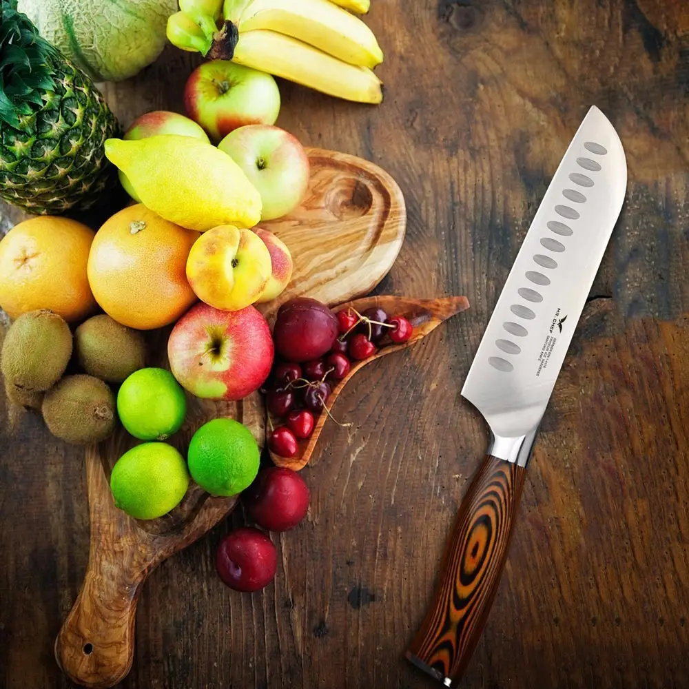  Professional Knife set Japanese Chef Knives Kit German Steel Kitchen Cutlery Cooking Accessories Wo - 32678789528