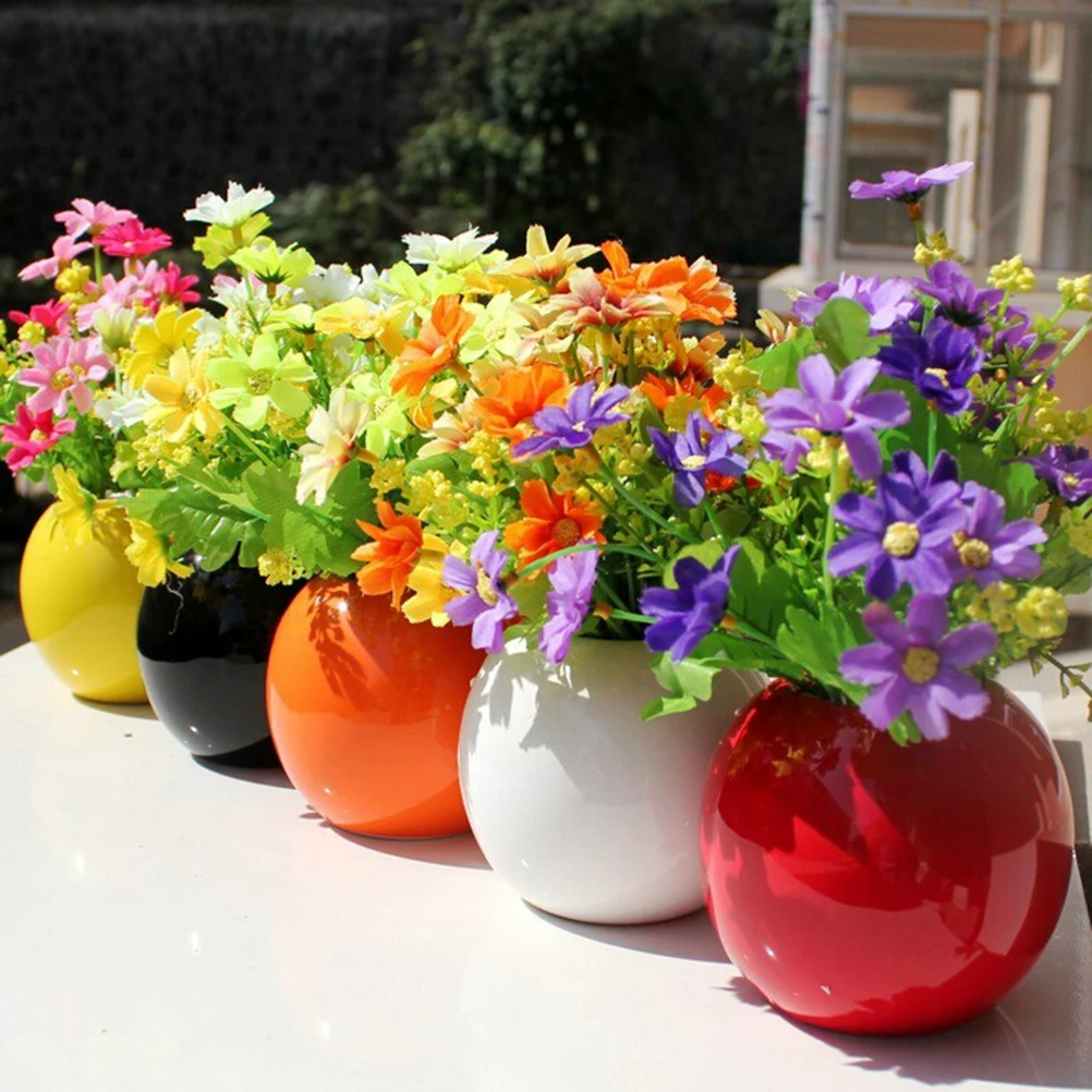 

28 heads/Bouquet cute silk daisy artificial decorative flower wedding flower bouquet home room table decoration Party Supplies