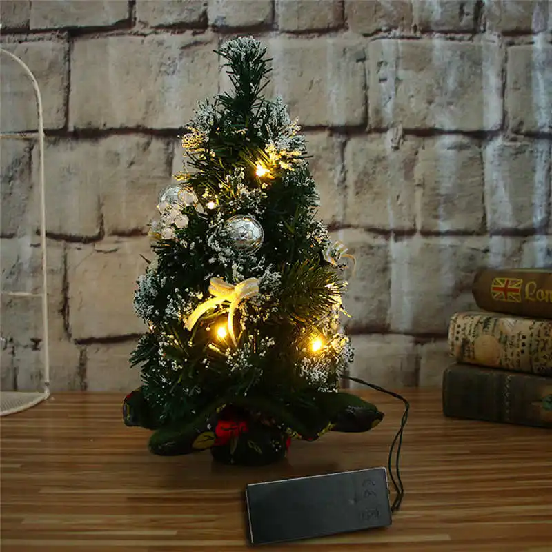 

Merry Christmas LED Glow Tree Bedroom Desk Decoration Gift Office Home 30cm Christmas LED fashion and cute Tree #2n20