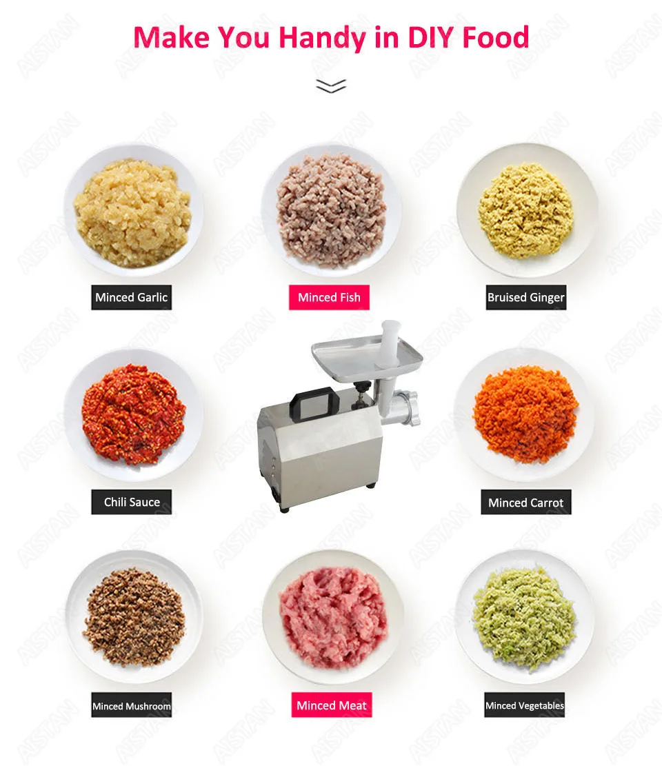 TC5/TC7 Electric Multifunction Meat Grinder With Blade Parts Sausage Maker Commercial or Home use 220V 110V Meat Mincer Machine