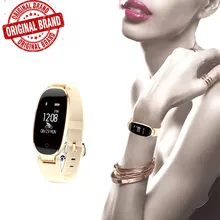 S3 Fashion Smart Band Bracelet Girl Women Heart Rate Monitor Wrist Smartband Lady Female Fitness Tracker Wristband Pk Z18
