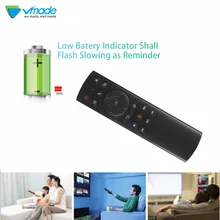 Vmade Air Mouse 2.4G support Voice Input Remote Control Wireless Air Remote with USB Receiver HTPC PC Controller for Smart TV Vmade Air Mouse 2.4G support Voice Input Remote Control Wireless Air Remote with USB Receiver HTPC PC Controller for Smart TV