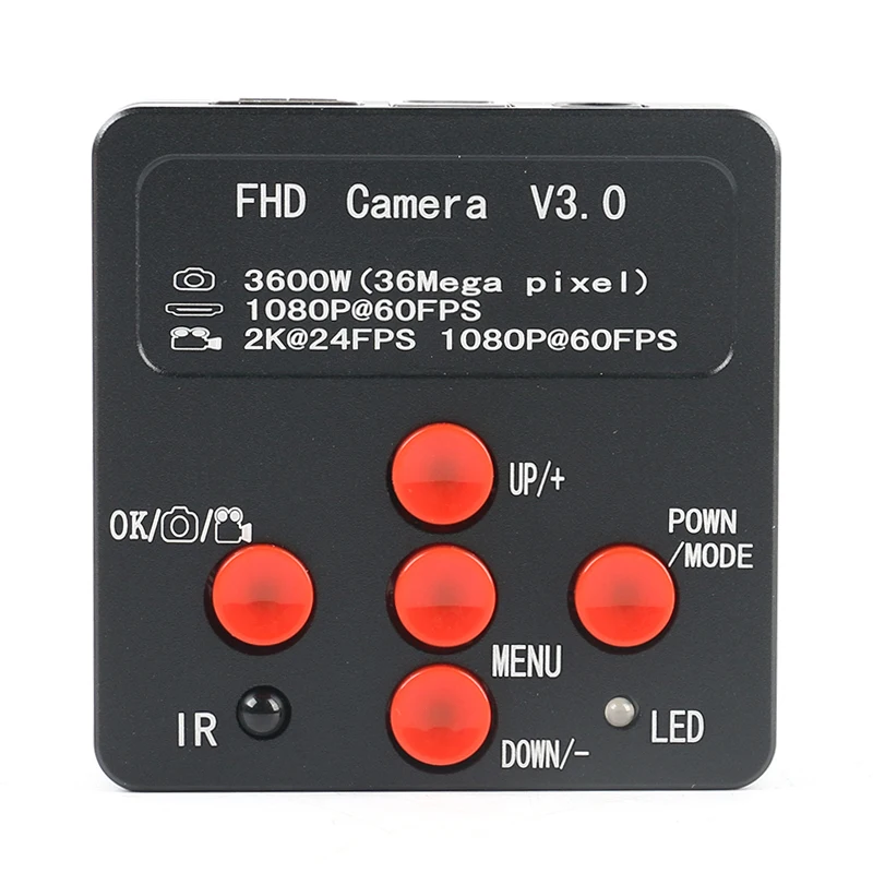 1080P FHD 36MP 2K HDMI USB промышленный электронный цифровой видео микроскоп камера 200X C
