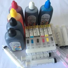 6 Наборы PGI-270PGBK CLI-271 BK C M Y GY комплекты для заправки чернил для принтера Canon PIXMA MG7720 принтер с чипом Arc