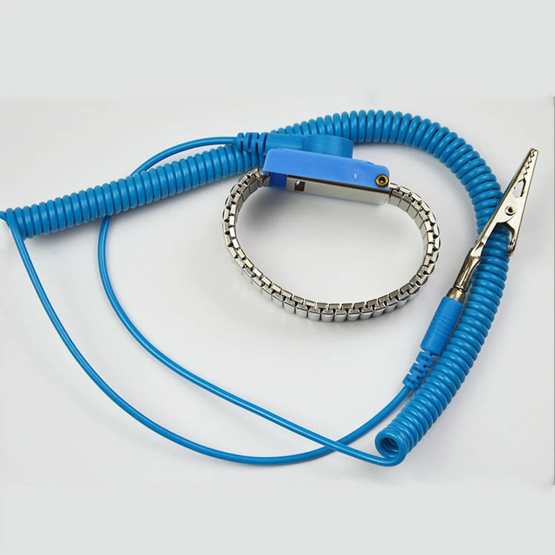

Hot Anti Static Wrist Strap Elastic Band with Clip for Sensitive Electronics Repair Work Tools