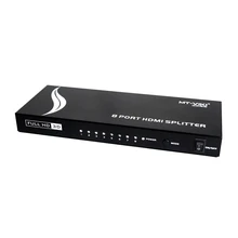 Upgraded MT-VIKI 8 Port HDMI Splitter Distributor Video Sharing 1 Input to 8 Output Multiple LCD Monitor Synch Display MT-SP108m