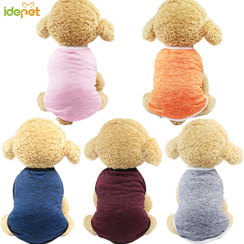 

Dog Clothes for A Dog Summer Pets Dogs Clothes For Small Dogs Vest Chihuahua Clothing Cotton Puppy Shirts T shirt Cat Vests 30