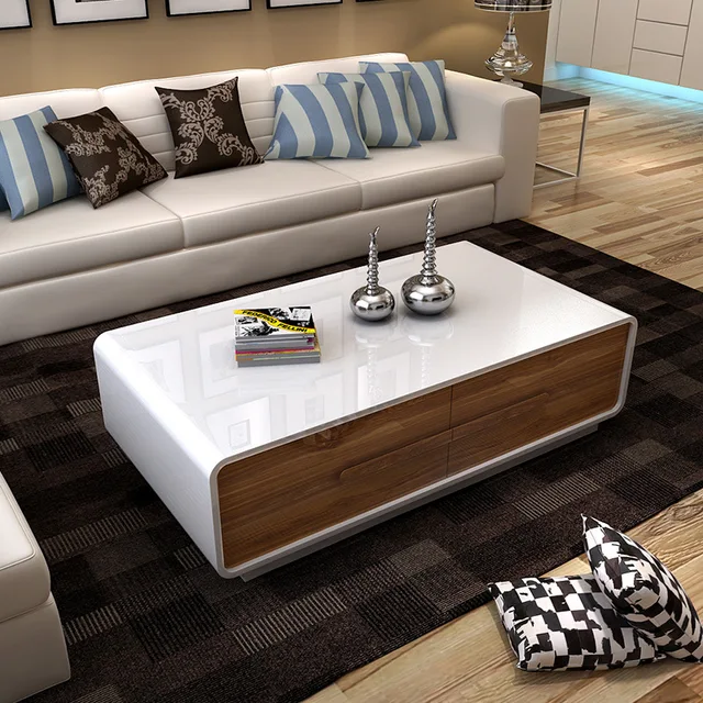 Mesa de centro de pintura moderna paino y muebles de soporte de tv para