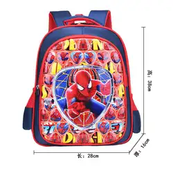 Новый школьный ранец «Человек-паук», очаровательный рисунок для детей, школьный ранец для детей 3-6 лет