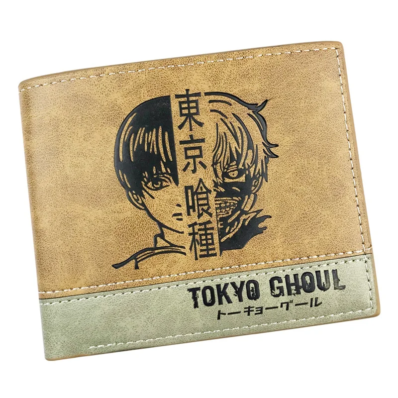 Japanese Anime Tokyo Ghoul Wallets Leather Card Holder Short Purse