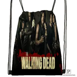 Custom the Walking Dead походная сумка на шнурке Cute Daypack Kids Satchel (черная спина) 31x40 cm #180531-04-20