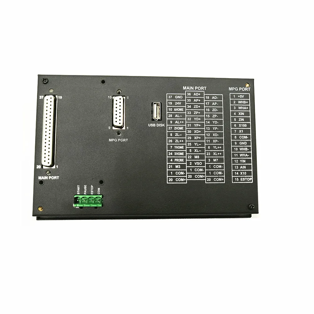 Обновленный DDCSV3.1 3/4 оси 500 кГц g-код Автономный контроллер+ маховик все металлические корпуса DDCS V3.1 Замена Mach3 USB контроллер с ЧПУ