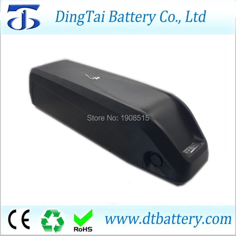 

Free shipping 48V Hailong-1 down tube battery case with 54.6V 2A battery charger for electric bike battery