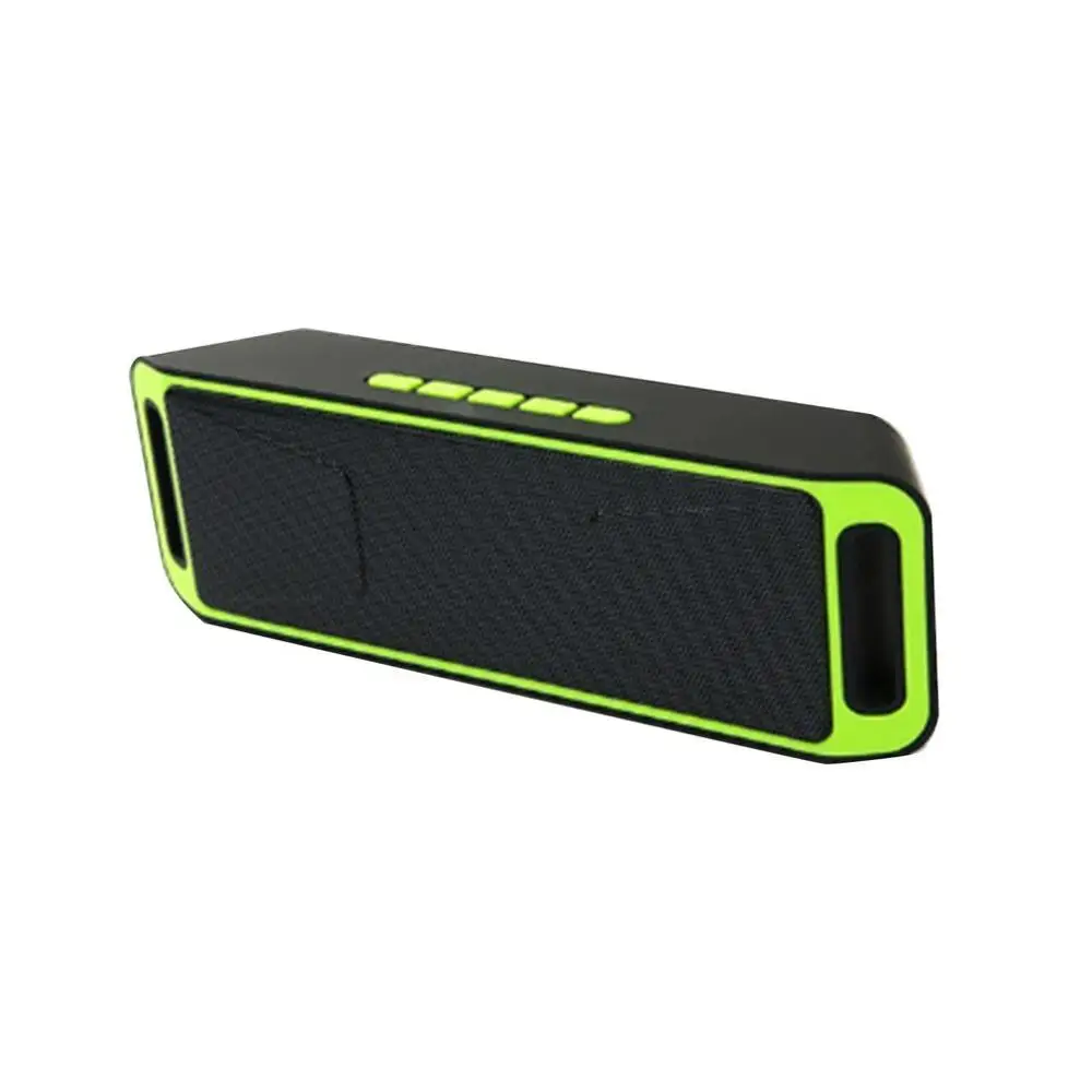 Громкий динамик портативный динамик Bluetooth 4,0 Саундбар стерео динамик s 3D объемный TF динамик звуковая панель для ноутбука caixa de som - Цвет: green