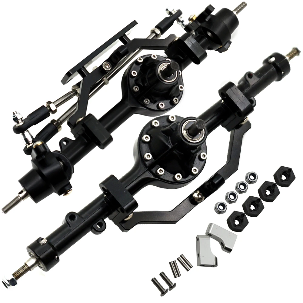 

1PCS/Set Metal Alloy Front & Rear Axles for 1/10 D90 Yota II RC Crawler RC Cars Model Vehicles Parts