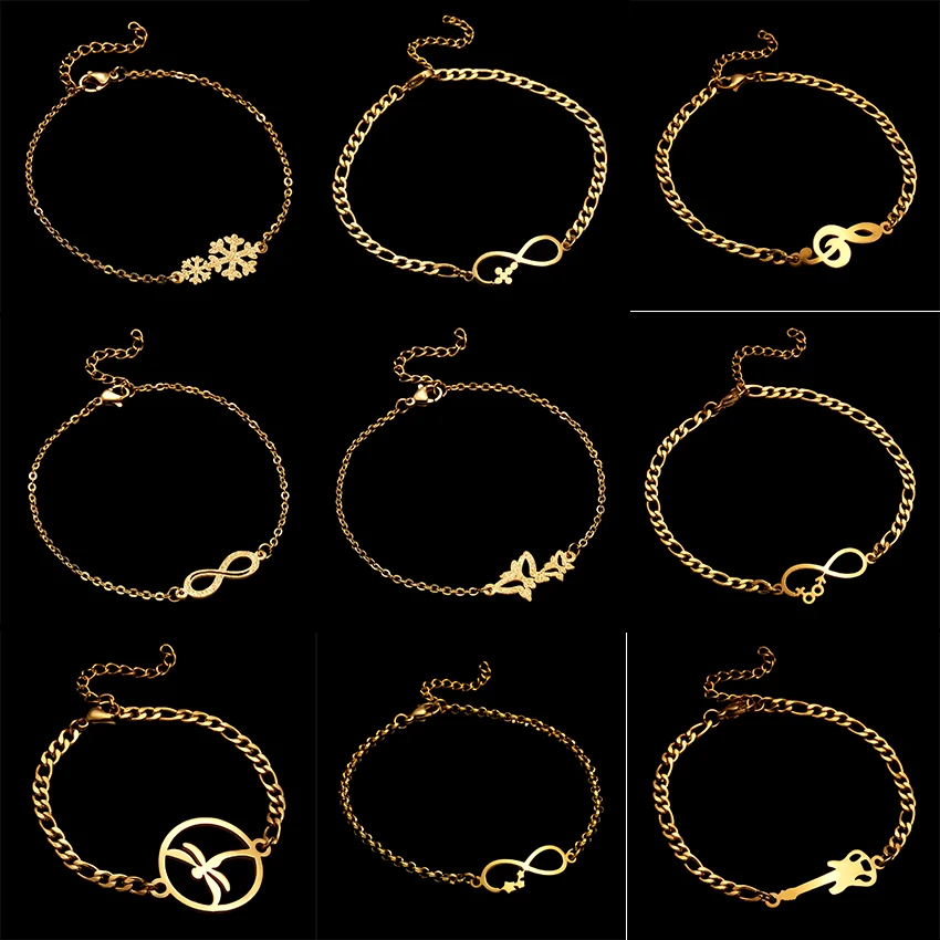 

Fashion Adjustable God Stainless Steel Bracelet Musical Note Guitar Charm Bracelet For Women Gift Wedding Jewelry Pulseras Mujer