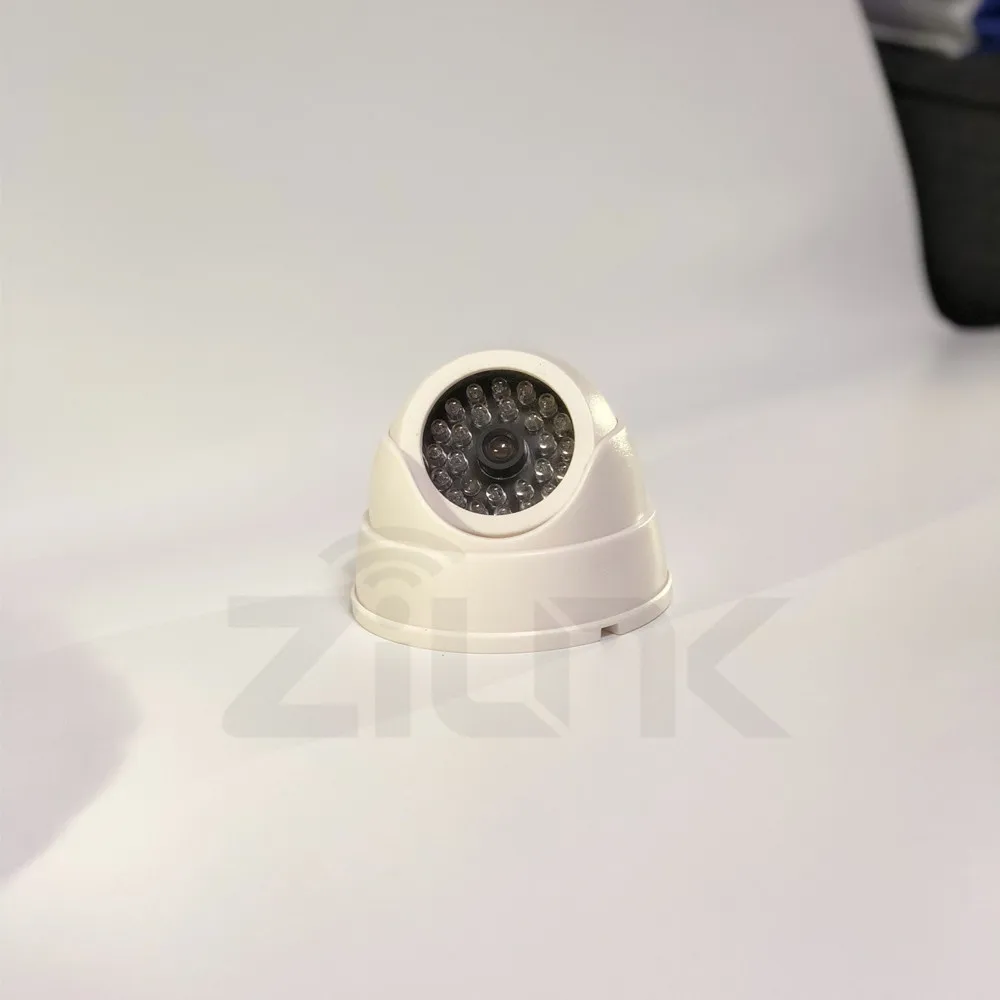 2pcs Security CCTV Simulation Fake Camera Dome With Flashing LED Light Waterpoof Outdoor Indoor Dummy Camera Surveillance