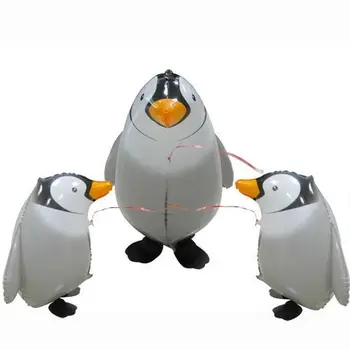 

43*58cm Walking Penguin Foil Balloon Birthday Wedding Party Decor Balloon Penguin Modeling Inflatable Air Balloons Kids Toy Gift