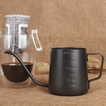 

Hanging Ear Coffee Scale Kettle Fine Mouth Long Spout Coffee Pot Fine Mouth Long Spout Coffee Pot Kitchen Tea Tool