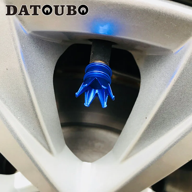 DATOUBO, 4 шт., Новое поступление, цветная алюминиевая коронка, автомобильная велосипедная шина, крышка клапана s, воздушный клапан, пылезащитная крышка s, грузовик, велосипедное колесо, крышка Trye
