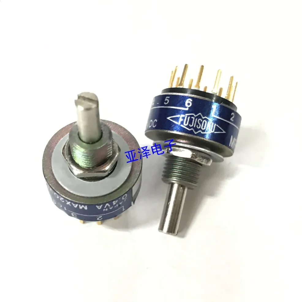 

MRE2-6S small sealed rotary band switch 2 knife 6 gear shift switch shaft length plus thread 15MM shaft diameter 3.2MM