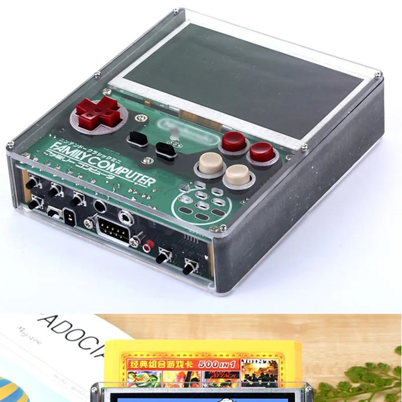 

Coolbaby 8-Bit 4.3 inch Screen Plug Game Card Games Handheld Games DIY hand-hard solution Video Games Free Shipping