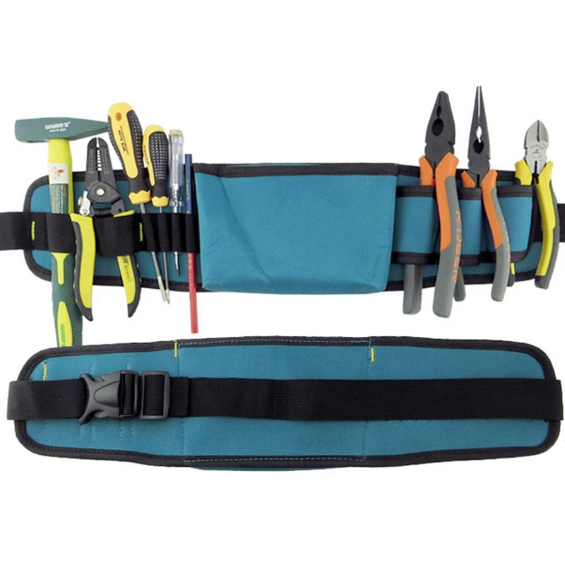 Multifunctional Tool Bag Electrician Waterproof Tools Kit Pockets Waist Belts 