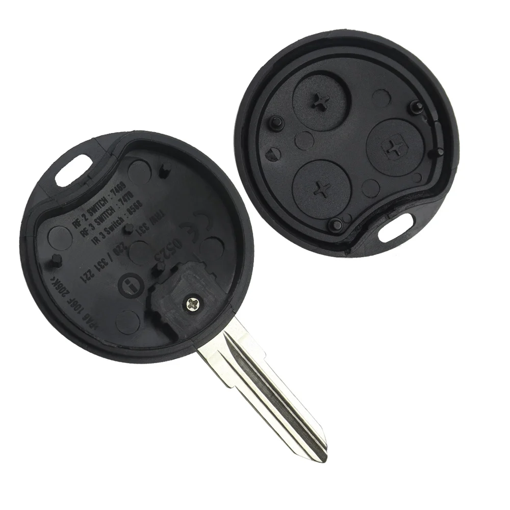 SMART FORTWO 450 FORFOUR 451 ROADSTAR COUPE REMOTE KEY BUTTON 2x SWITCH BUTTON