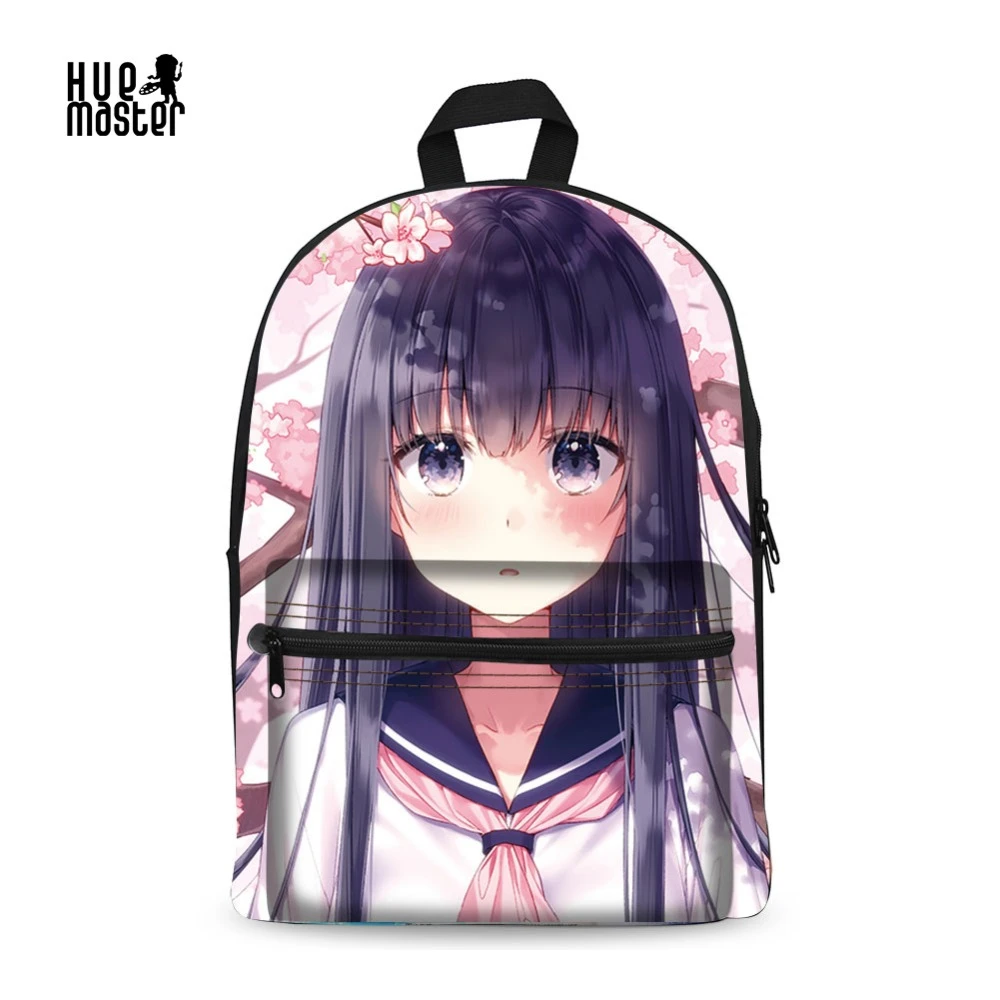 LUBANDASHI cosplay Anime Backpack Doll Bag cute cartoon Figure Schoolbag  White Plush Doll Shoulder Bag