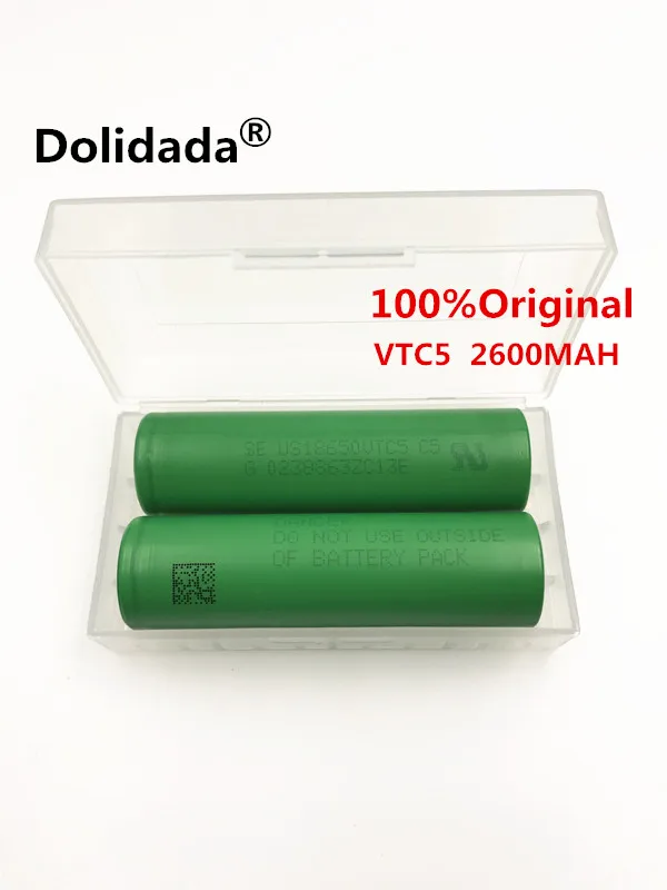

Dolidada 100% original 3.7 V 2600 MAH 18650 battery for us18650 VTC5 30A toys tools flashlight battery