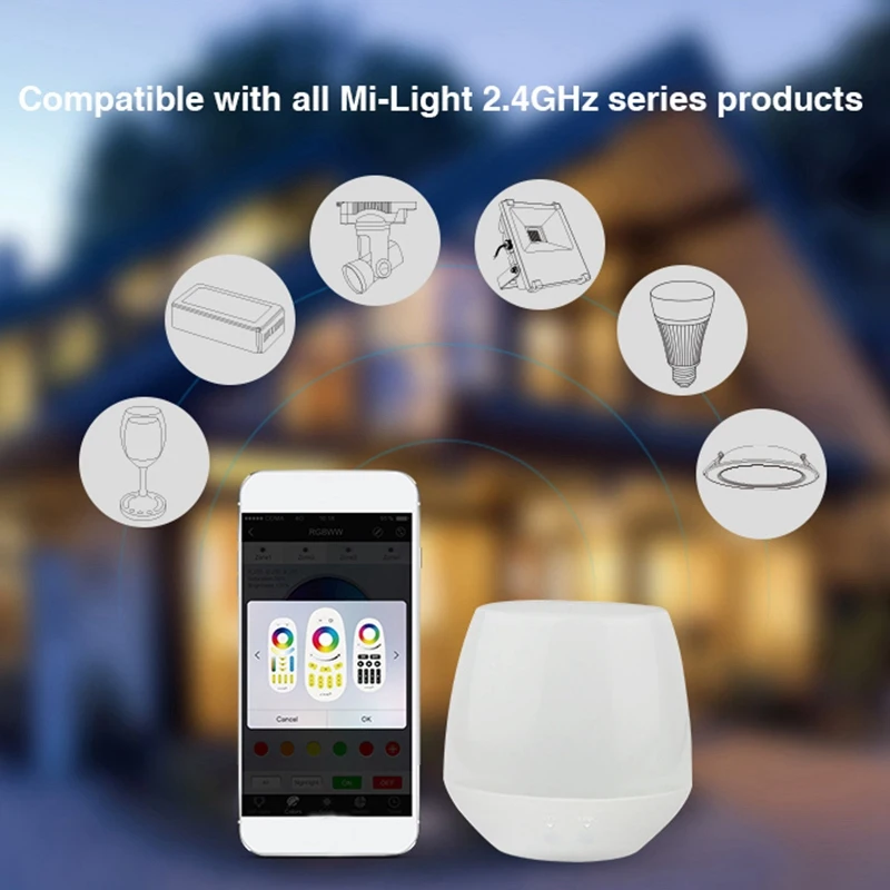 Умная Ночная подсветка Wifi Ibox1 Led управление Лер диммер настольная лампа Приложение iOS Android дистанционное управление Rgb светодиодные лампы