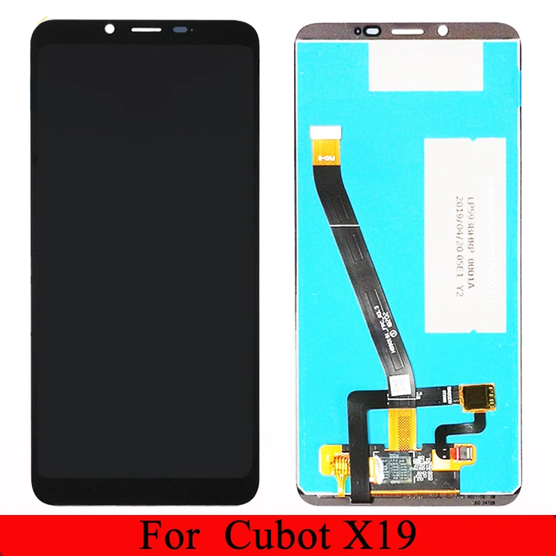 

5.93'' Inch Black For Cubot X19 LCD Display+Touch Screen Digitizer Assembly