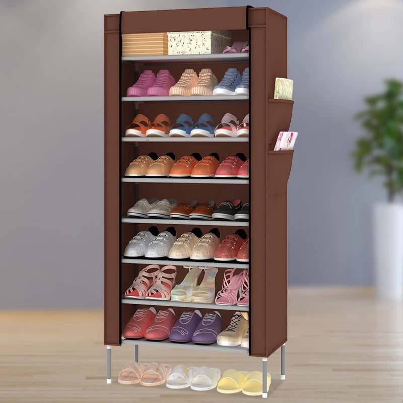 Simple small shoe hall modern minimalist open door household