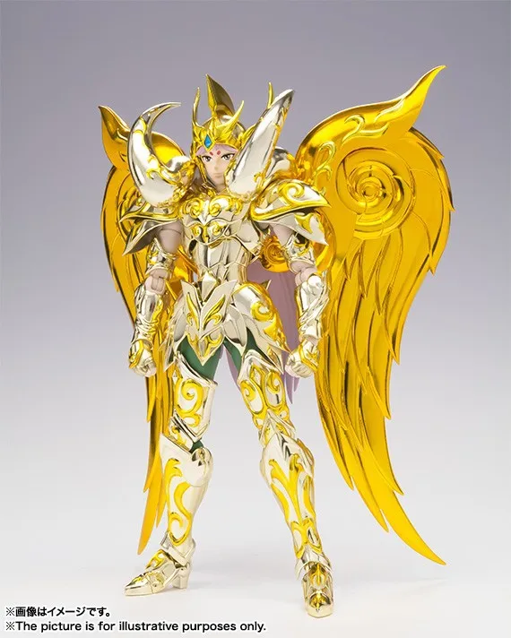 Красивый ангел-натуральная Bandai Saint Seiya Cloth Myth, EX Soul золота Бог Aries mu фигурку