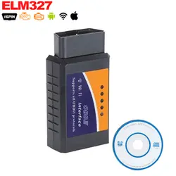 Высокое качество V2.1 ELM 327 WI-FI Беспроводной OBD 2 OBD2 автоматический диагностический сканер инструмент ELM327 WI-FI инструмент диагностики для iphone iPad