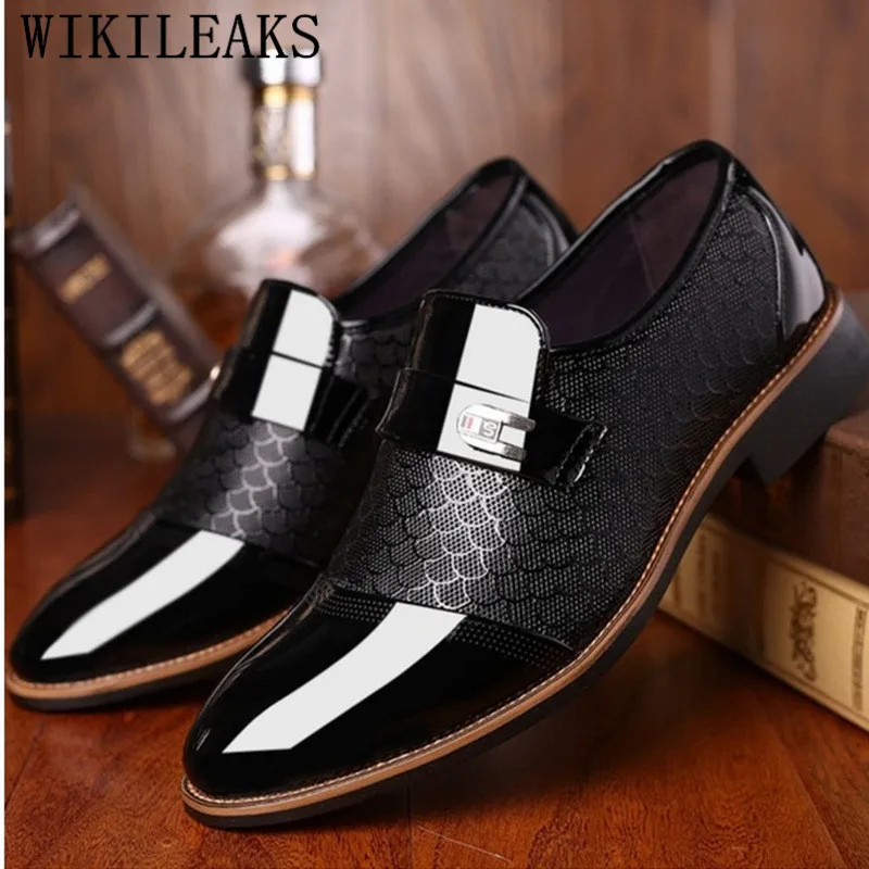 Italian Elegant Oxford Shoes For Men Dress Zapatos De Hombre De Vestir Formal Loafers Sapato Social Masculino huismerk kopen in de aanbieding Italian Elegant Oxford Shoes For Men Dress Zapatos De Hombre De Vestir Formal Loafers Sapato Social Masculino huismerk kopen in de aanbieding
