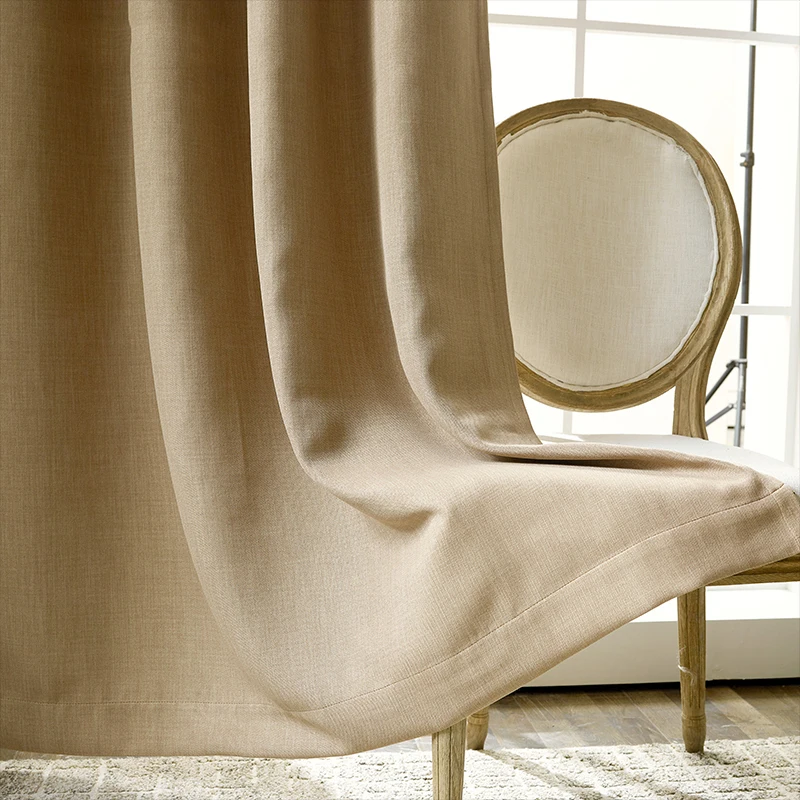 Lovalin camello textura Natural apagón ventana ciega Cortina Para Sala cortinas Cortina habitación arandela de lujo Cortina de tela Lovalin camello textura Natural apagón ventana ciega Cortina Para Sala cortinas Cortina habitación arandela de lujo Cortina de tela