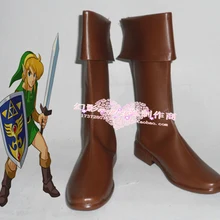 Легенда о Zelda Link Косплэй Обувь Сапоги и ботинки для девочек на заказ