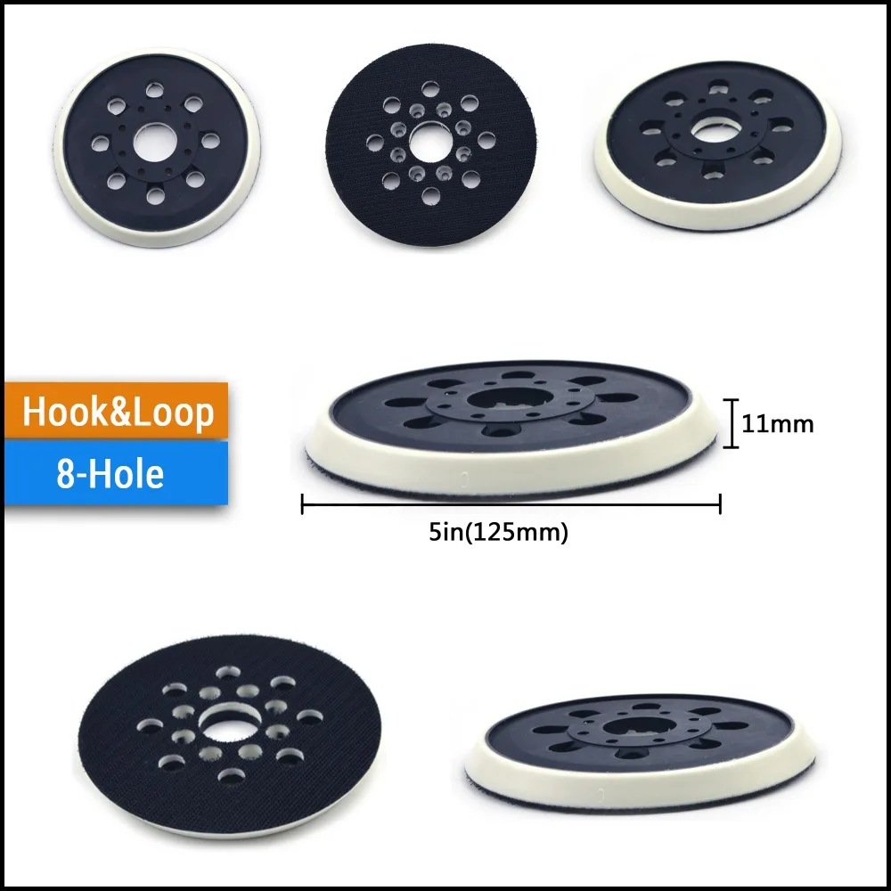 5寸8孔黑白托盘