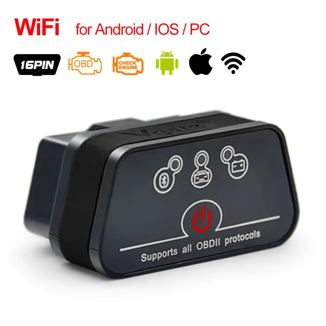 ICar 2 Bluetooth/Wifi ELM327 считыватель кодов obd OBD2 сканер elm327 iCar 2 диагностический инструмент Android/PC крутящий момент для автомобилей OBDII