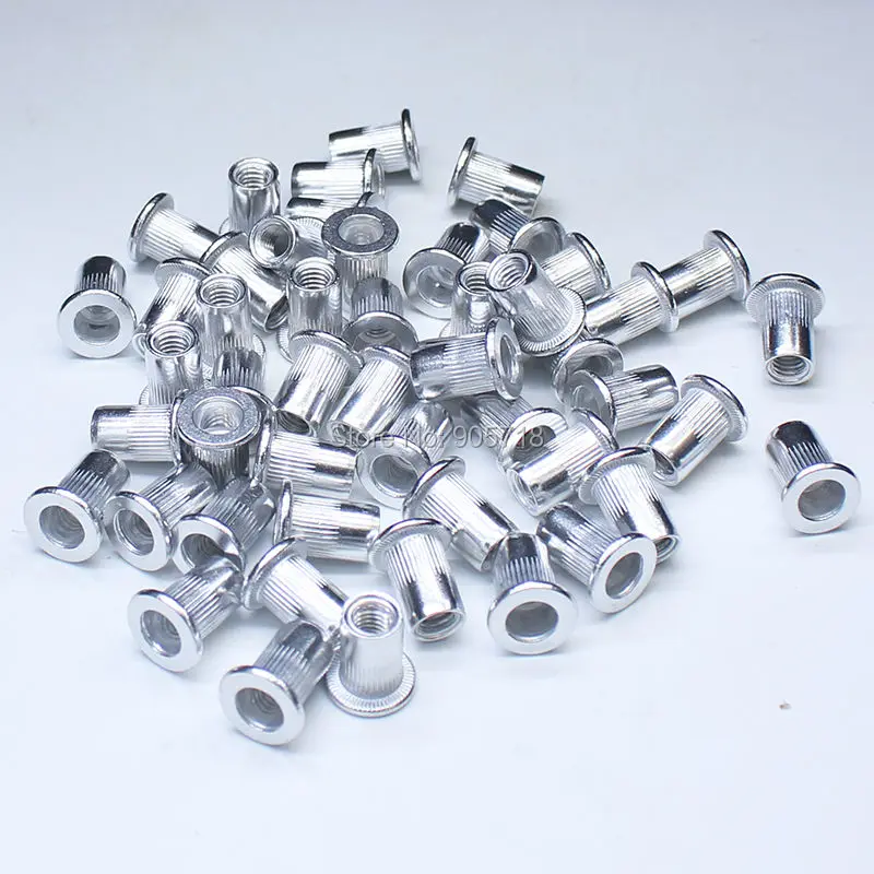 Flat Head Rivet Nuts 4 M6